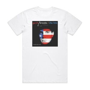 Garth Brooks The Hits Album Cover T-Shirt White